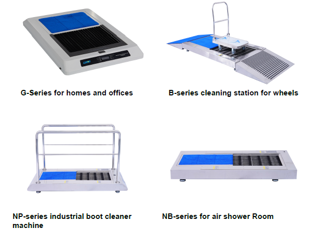 automatic shoe cleaner with wide applications