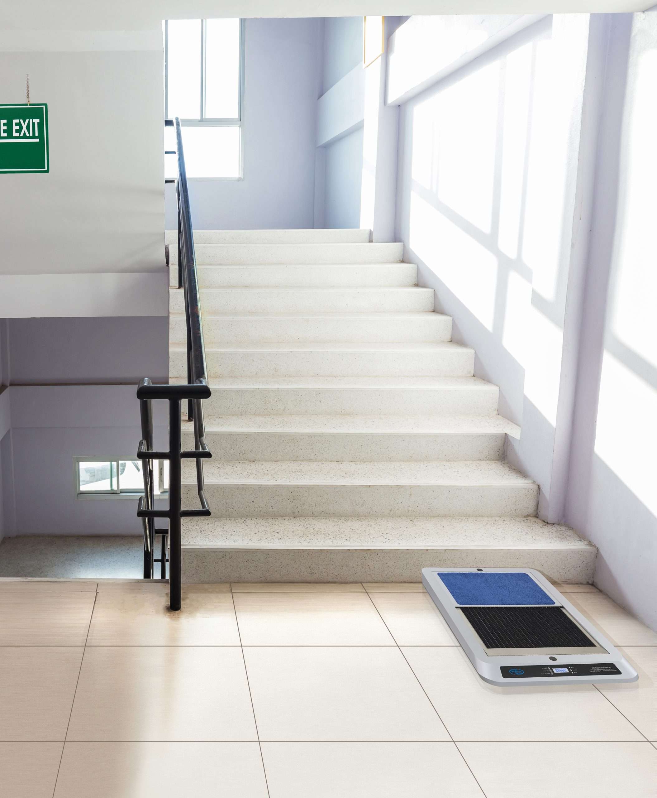Boot cleaning station application Boot cleaning station application