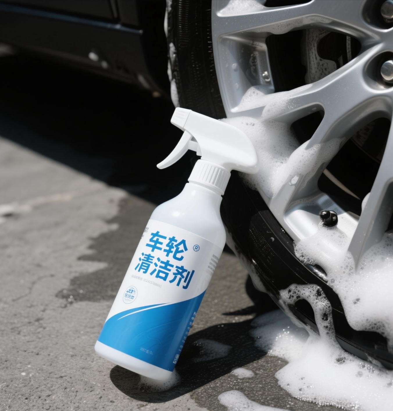 Chemical-Based wheel cleaning System