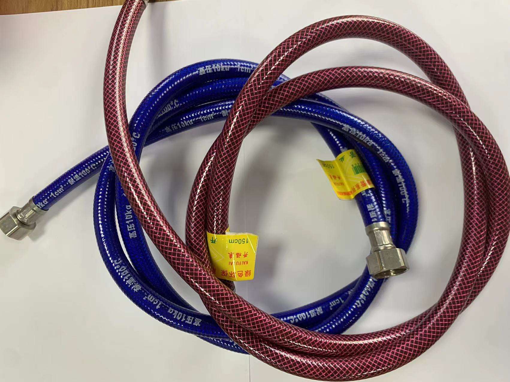 The inlet and outlet pipes of industrial shoe sole cleaner